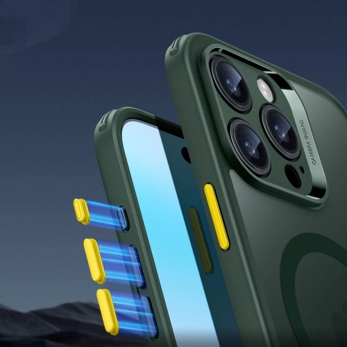Etui + szkło  ESR Classic Pro Set Halolock MagSafe Apple iPhone 16 Pro Frosted Green