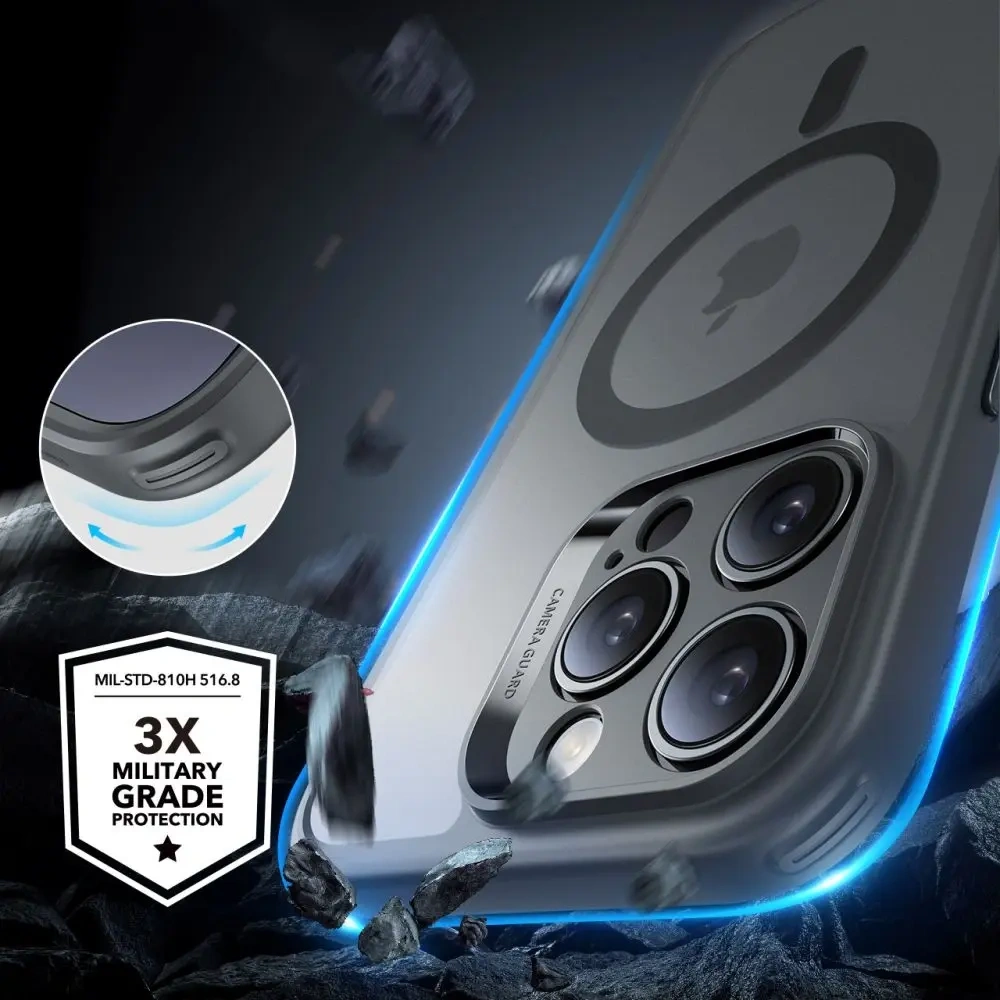 Hurtownia GSM - ESR Classic Pro Set Halolock MagSafe Apple iPhone 16 Pro Max Gri Înghețat - ESR881 - {ean13} - Hurt