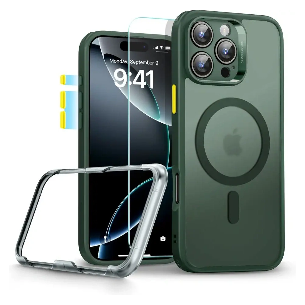Hurtownia GSM - ESR Classic Pro Set Halolock MagSafe Apple iPhone 16 Pro Max Verde Înghețat - ESR882 - {ean13} - Hurt