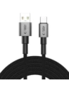 Tech-Protect Ultraboost DNA USB-A / USB-C Kabel 15W/3A 300cm Eisen Grau