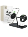 Hurtownia GSM - Bezdrátová nabíječka Tech-Protect QI15W-A45 3v1 Magnetic MagSafe Wireless Charger Black - THP3732 - {ean13} - Hurt