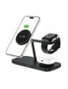 Hurtownia GSM - Bezdrátová nabíječka Tech-Protect QI15W-A45 3v1 Magnetic MagSafe Wireless Charger Black - THP3732 - {ean13} - Hurt