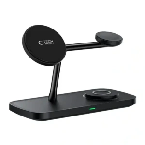 Wholesale Tech-Protect QI15W-A45 3in1 Magnetic MagSafe Wireless Charger Black - THP3732 - {ean13} - Hurt