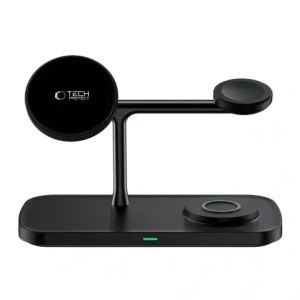 Wholesale Tech-Protect QI15W-A45 3in1 Magnetic MagSafe Wireless Charger Black - THP3732 - {ean13} - Hurt
