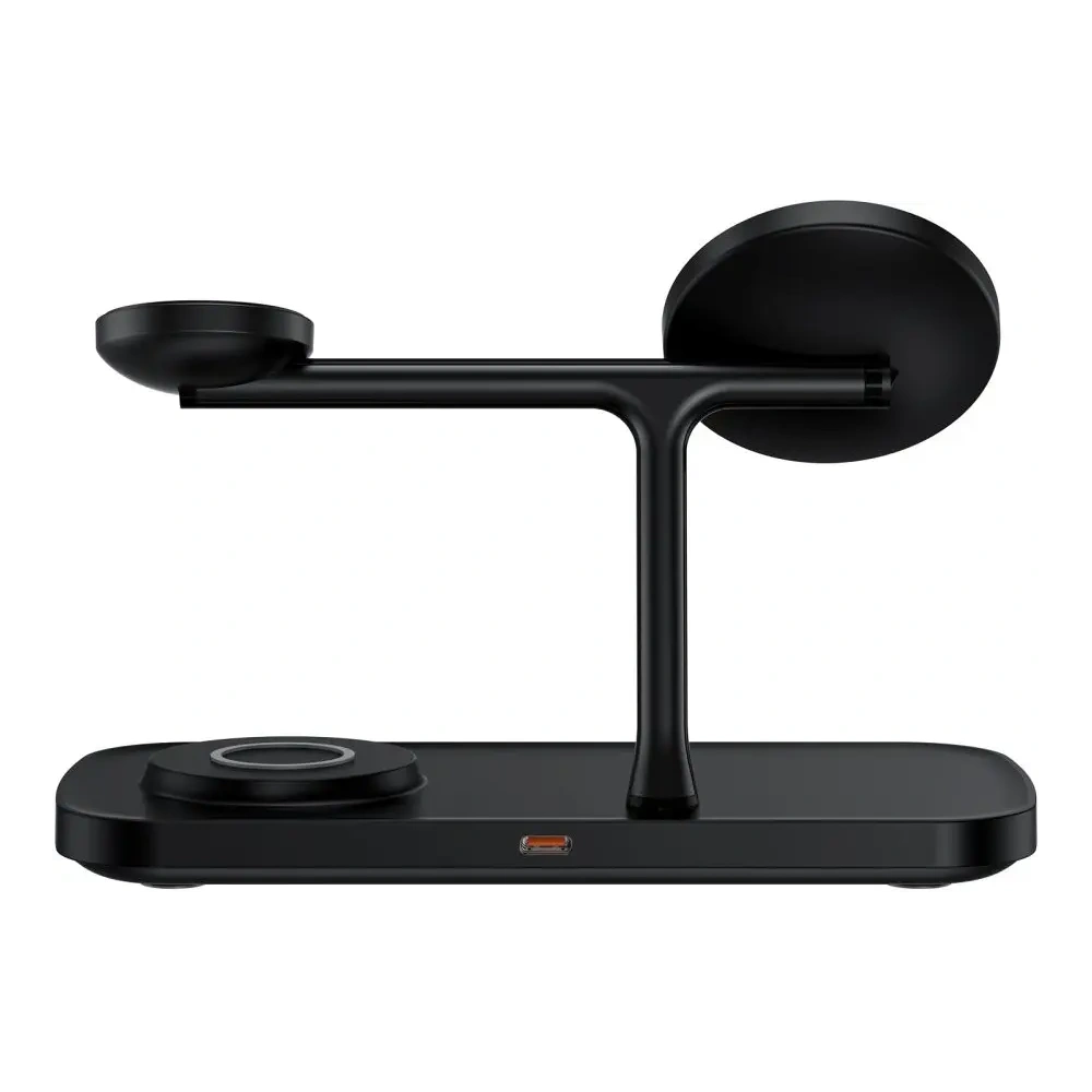Hurtownia GSM - Bezdrátová nabíječka Tech-Protect QI15W-A45 3v1 Magnetic MagSafe Wireless Charger Black - THP3732 - {ean13} - Hurt