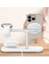 Hurtownia GSM - Tech-Protect QI15W-A45 3in1 Magnetic MagSafe Vezeték nélküli Töltő Fehér - THP3733 - {ean13} - Hurt