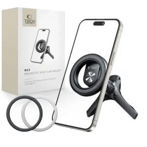 Hurtownia GSM - Uchwyt samochodowy do kratki Tech-Protect N53 Magnetic MagSafe Stable Vent Car Mount Black - THP3734 - {ean13} - Hurt