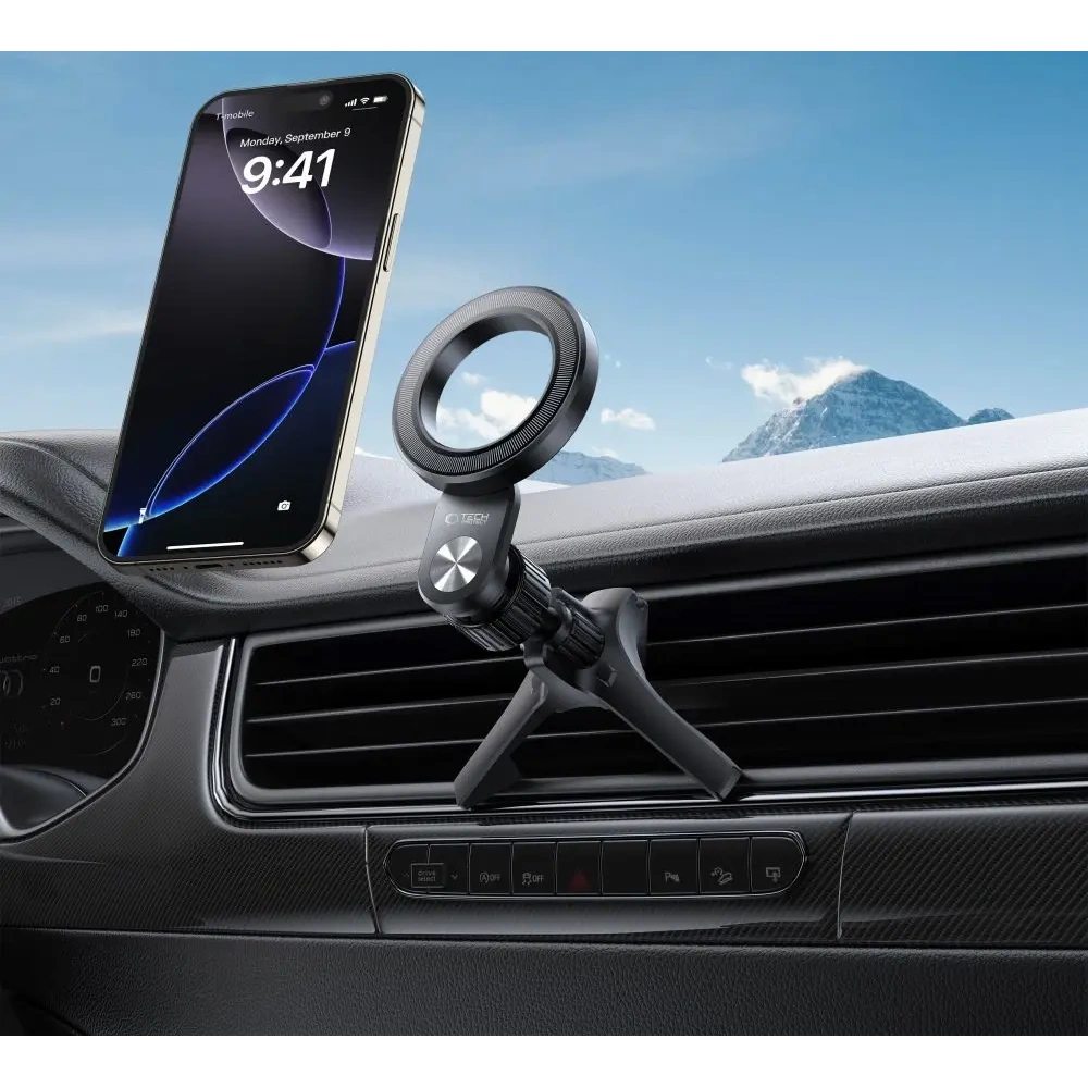 Hurtownia GSM - Uchwyt samochodowy do kratki Tech-Protect N53 Magnetic MagSafe Stable Vent Car Mount Black - THP3734 - {ean13} - Hurt