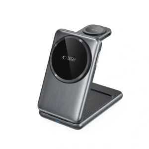 Hurtownia GSM - Tech-Protect QI15W-A42 3in1 Magnetic MagSafe vezeték nélküli töltő űrszürke - THP3737 - {ean13} - Hurt