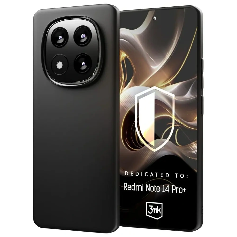 Hurtownia GSM - 3MK Matt tok Xiaomi Redmi Note 14 Pro+ Plus fekete - 3MK15884 - {ean13} - Hurt