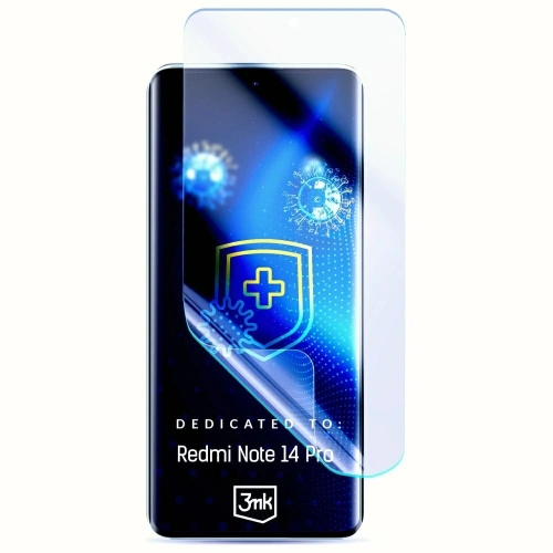 Antymikrobowa folia ochronna 3MK SilverProtect+ Xiaomi Redmi Note 14 Pro
