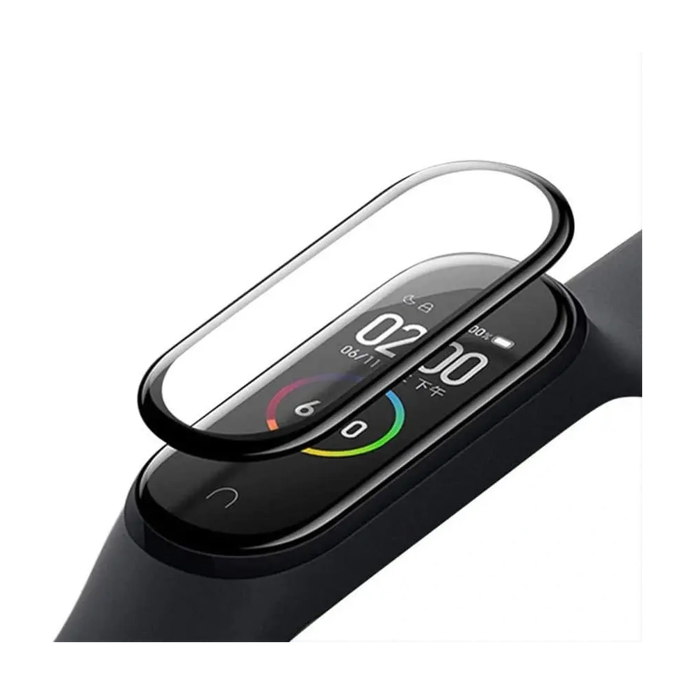 Hurtownia GSM - Bizon Glass Edge Xiaomi Mi Band 6 / 5 fekete - BIZ8049 - {ean13} - Hurt