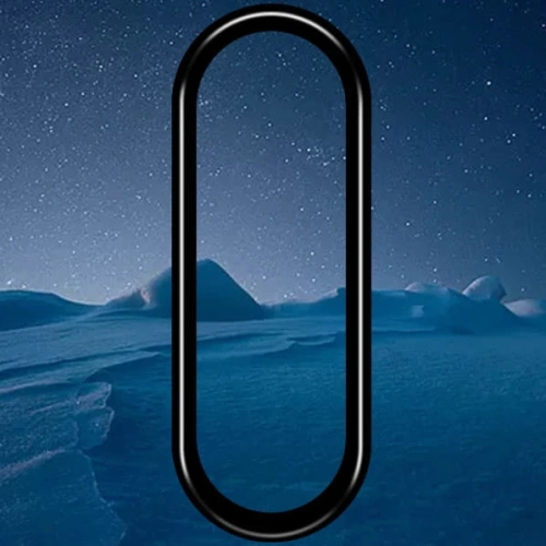 Szkło hartowane Bizon Glass Edge do Xiaomi Mi Band 6 / 5 czarne