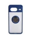 Wholesale Bizon Case Hybrid Ring Google Pixel 8 smoky with a navy blue frame - BIZ8052 - {ean13} - Hurt