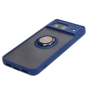 Hurtownia GSM - Bizon Case Hybrid Ring Google Pixel 8 füstös színű, sötétkék kerettel - BIZ8052 - {ean13} - Hurt