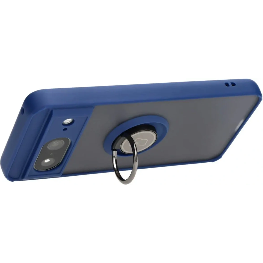 Hurtownia GSM - Bizon Case Hybrid Ring Google Pixel 8 füstös színű, sötétkék kerettel - BIZ8052 - {ean13} - Hurt