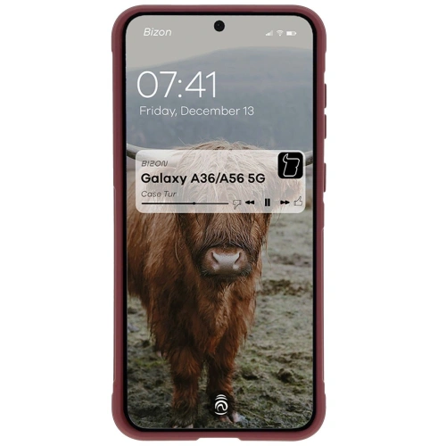 Pancerne etui Bizon Case Tur do Samsung Galaxy A36 5G / A56 5G ciemnofioletowe