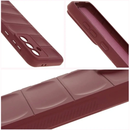 Pancerne etui Bizon Case Tur do Samsung Galaxy A36 5G / A56 5G ciemnofioletowe