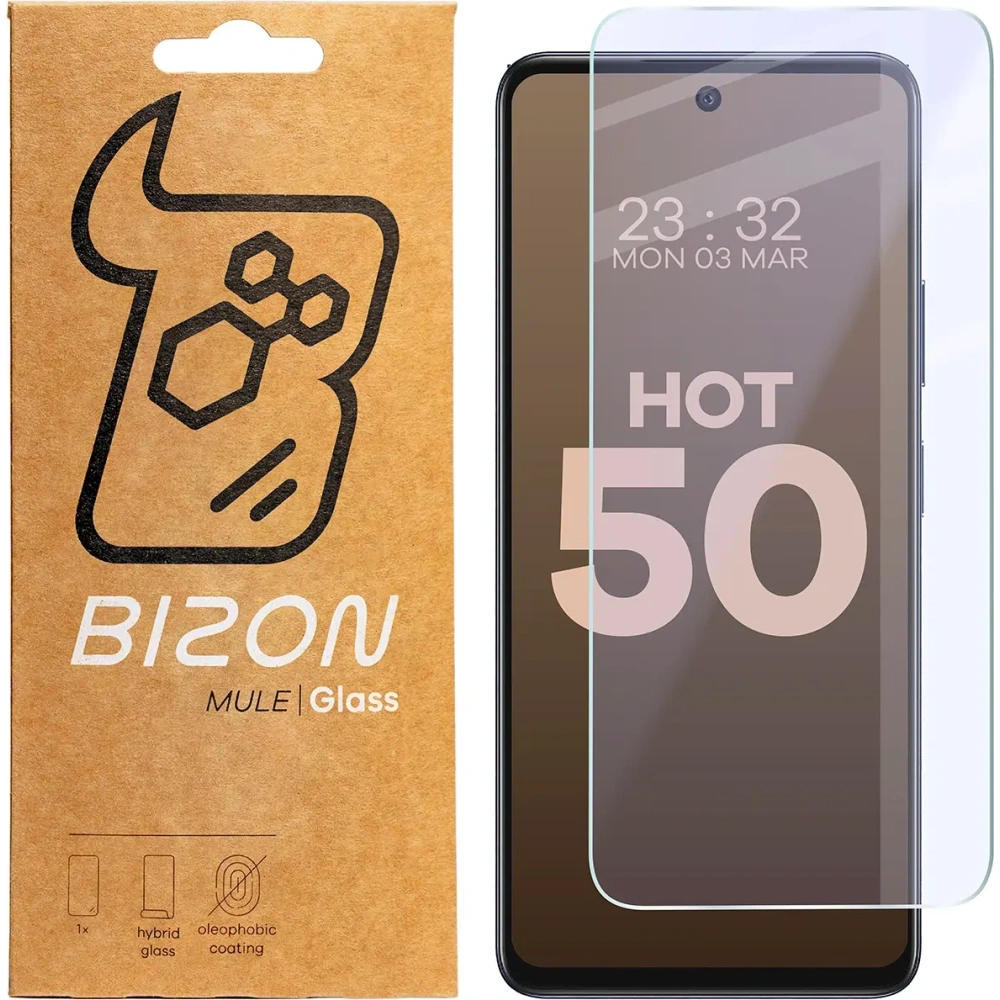 Hurtownia GSM - Bizon Glass Mule Infinix Hot 50 5G - BIZ8057 - {ean13} - Hurt