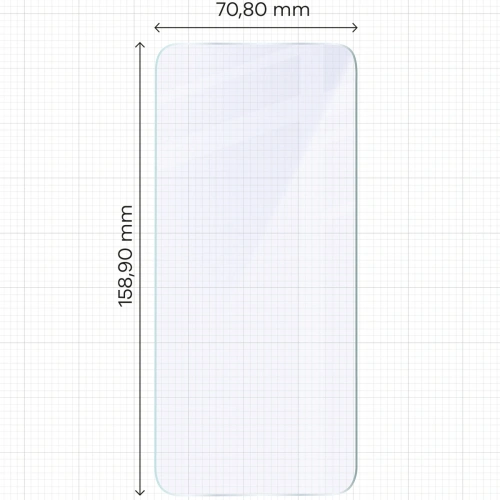 Elastyczne szkło hybrydowe Bizon Glass Mule do Infinix Hot 50 5G