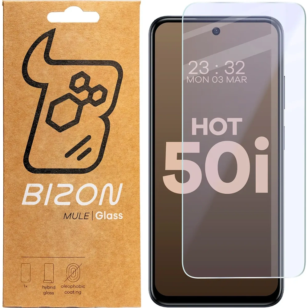 Hurtownia GSM - Bizon Glass Mule Infinix Hot 50i - BIZ8058 - {ean13} - Hurt