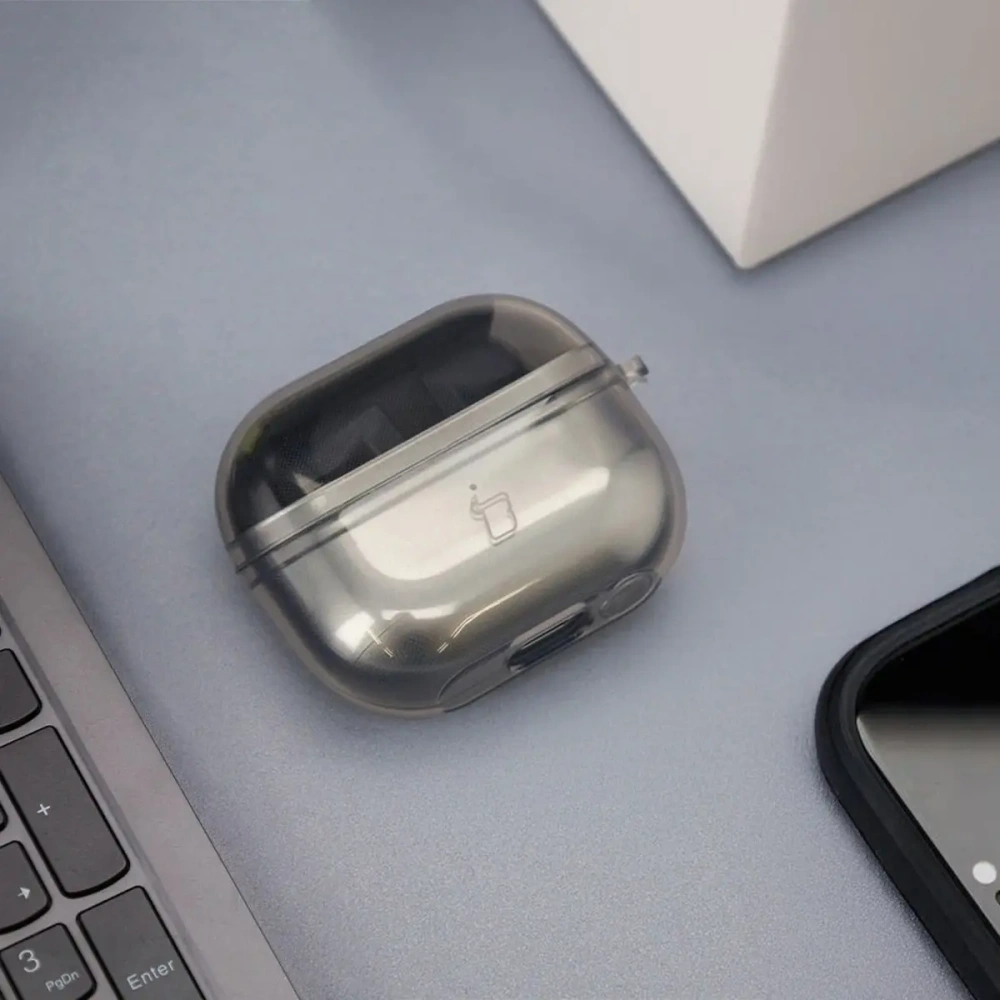 Hurtownia GSM - Bizon Case Fejhallgató Átlátszó Samsung Galaxy Buds 3/3 Pro átlátszó-fekete - BIZ8062 - {ean13} - Hurt