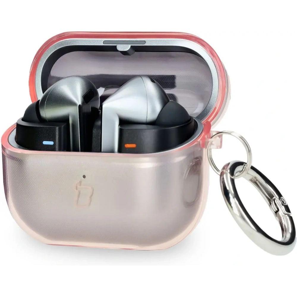 Wholesale Bizon Case Headphone Clear Samsung Galaxy Buds 3/3 Pro transparent-pink - BIZ8064 - {ean13} - Hurt