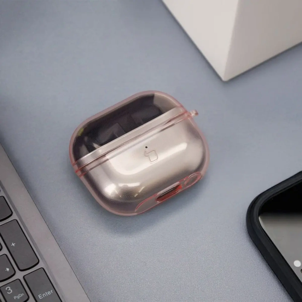 Hurtownia GSM - Bizon Case Headphone Clear Samsung Galaxy Buds 3/3 Pro átlátszó-rózsaszín - BIZ8064 - {ean13} - Hurt