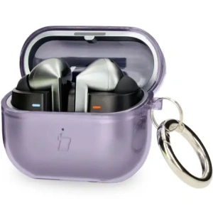 Wholesale Bizon Case Headphone Clear Samsung Galaxy Buds 3/3 Pro transparent-purple - BIZ8065 - {ean13} - Hurt