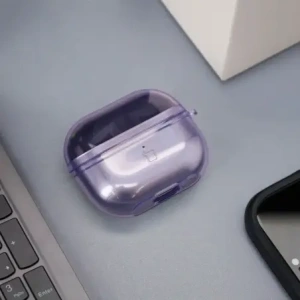 Wholesale Bizon Case Headphone Clear Samsung Galaxy Buds 3/3 Pro transparent-purple - BIZ8065 - {ean13} - Hurt