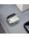 Hurtownia GSM - Elastické pouzdro s karabinou Bizon Case Headphone Clear pro Samsung Galaxy Buds 3/3 Pro průhledné s třpytkami - BIZ8066 - {ean13} - Hurt