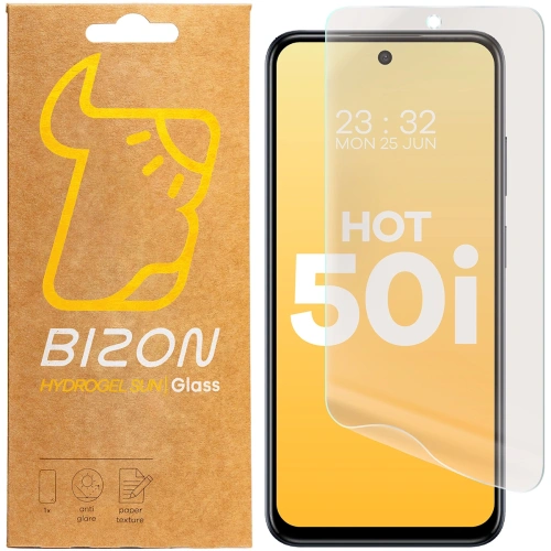 Folia matowa Bizon Glass Hydrogel Sun do Infinix Hot 50i [2 PACK]