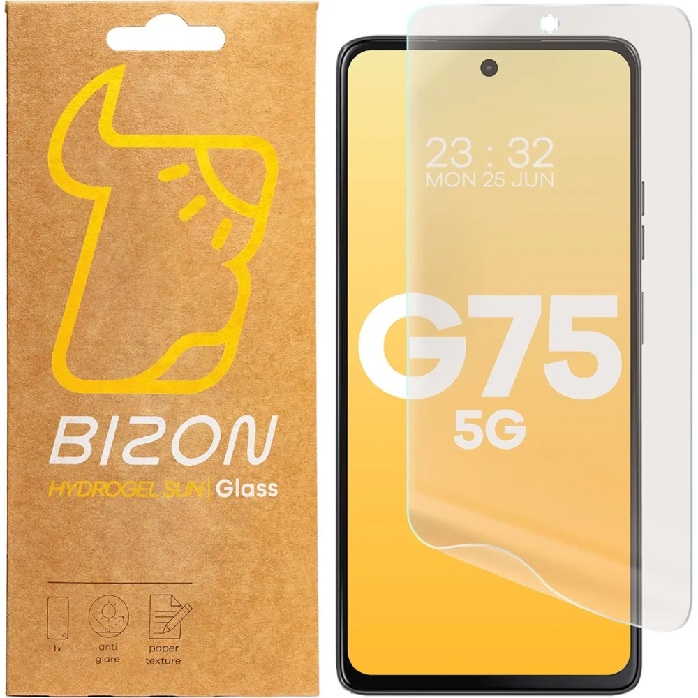Hurtownia GSM - Fólie matná Bizon Glass Hydrogel Sun pro Motorola Moto G75 5G [2 PACK] - BIZ8069 - {ean13} - Hurt