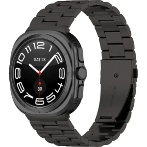 Hurtownia GSM - Pasek ze stali nierdzewnej Bizon Strap Watch Aura do Samsung Galaxy Watch Ultra 47 mm černý - BIZ8072 - {ean13} - Hurt