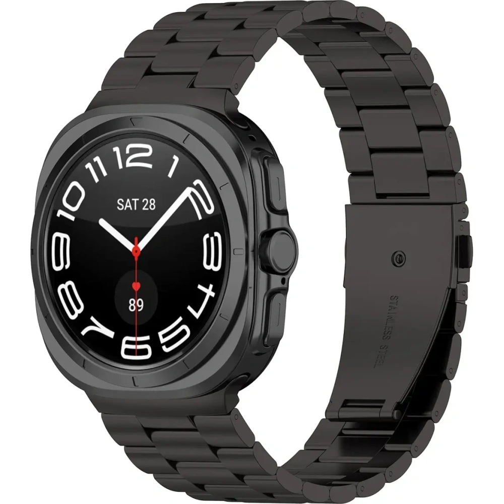 Hurtownia GSM - Bizon Strap Watch Aura Samsung Galaxy Watch Ultra 47 mm negru - BIZ8072 - {ean13} - Hurt