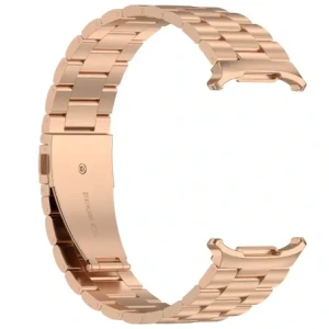 Hurtownia GSM - Pásek z nerezové oceli Bizon Strap Watch Aura do Samsung Galaxy Watch Ultra 47 mm růžovo-zlatý - BIZ8073 - {ean13} - Hurt