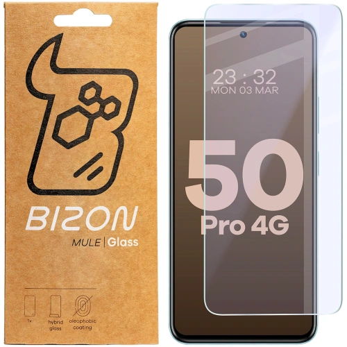 Elastyczne szkło hybrydowe Bizon Glass Mule do Infinix Hot 50 Pro 4G