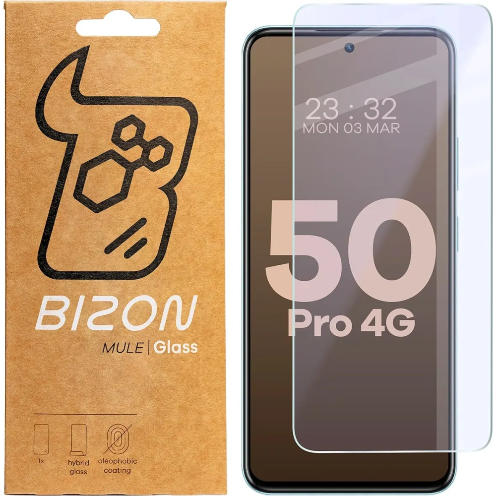 Hurtownia GSM - Elastyczne szkło hybrydowe Bizon Glass Mule do Infinix Hot 50 Pro 4G - BIZ8077 - {ean13} - Hurt