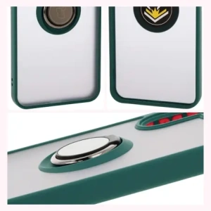 Hurtownia GSM - Bizon Case Hybrid Ring Samsung Galaxy A26 5G fumuriu cu un cadru verde închis - BIZ8080 - {ean13} - Hurt