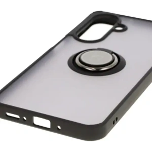 Hurtownia GSM - Bizon Case Hybrid Ring Samsung Galaxy A26 5G fumuriu cu un cadru negru - BIZ8081 - {ean13} - Hurt