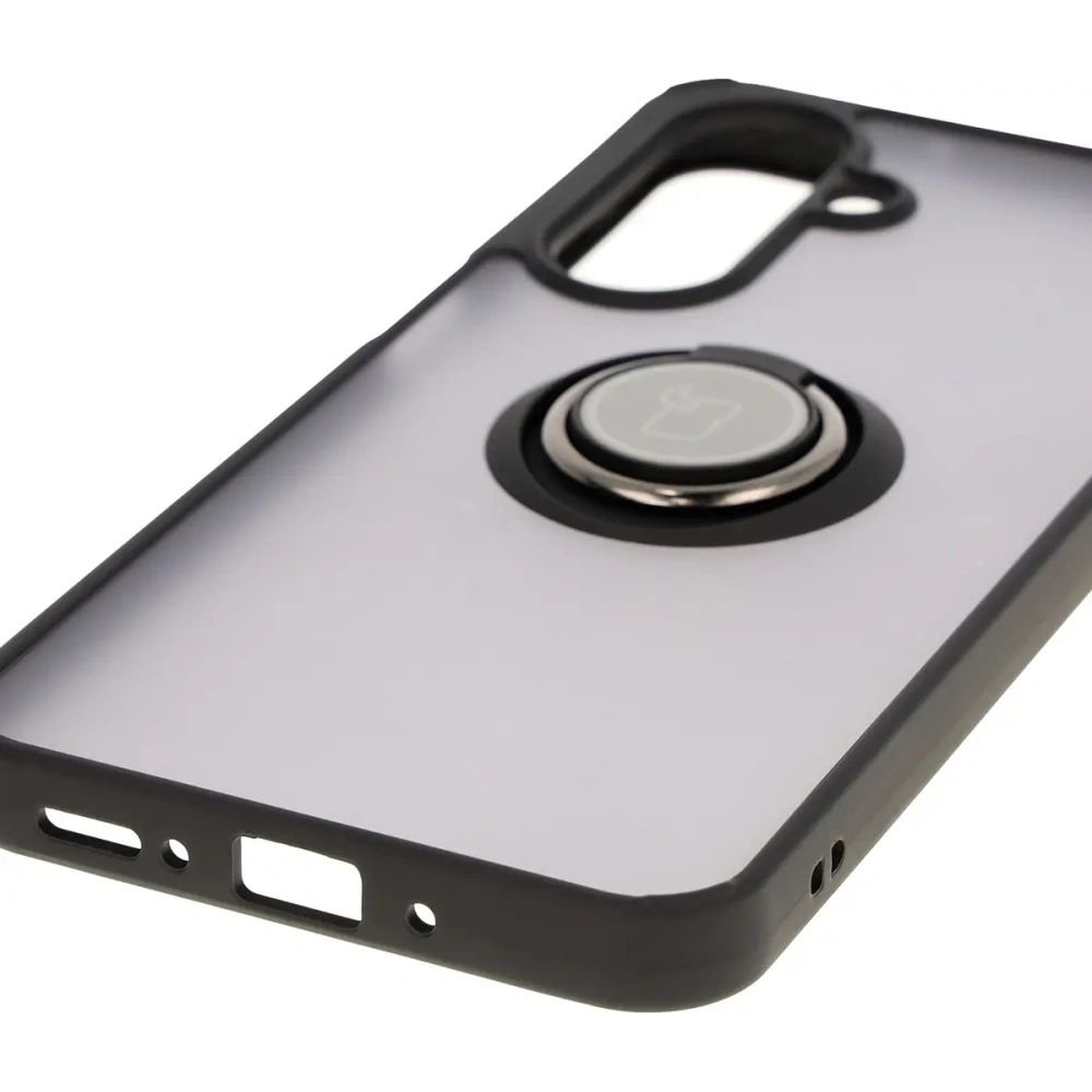 Hurtownia GSM - Etui s úchopem na prst Bizon Case Hybrid Ring pro Samsung Galaxy A26 5G kouřové s černým rámečkem - BIZ8081 - {ean13} - Hurt