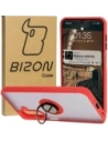 Bizon Case Hybrid Ring Samsung Galaxy A26 5G smoky with a red frame