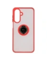 Hurtownia GSM - Bizon Case Hybrid Ring Samsung Galaxy A26 5G füstös piros kerettel - BIZ8082 - {ean13} - Hurt