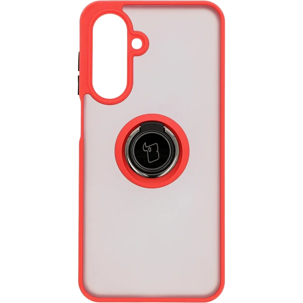 Hurtownia GSM - Bizon Case Hybrid Ring Samsung Galaxy A26 5G füstös piros kerettel - BIZ8082 - {ean13} - Hurt