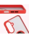 Hurtownia GSM - Bizon Case Hybrid Ring Samsung Galaxy A26 5G füstös piros kerettel - BIZ8082 - {ean13} - Hurt
