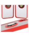 Wholesale Bizon Case Hybrid Ring Samsung Galaxy A26 5G smoky with a red frame - BIZ8082 - {ean13} - Hurt