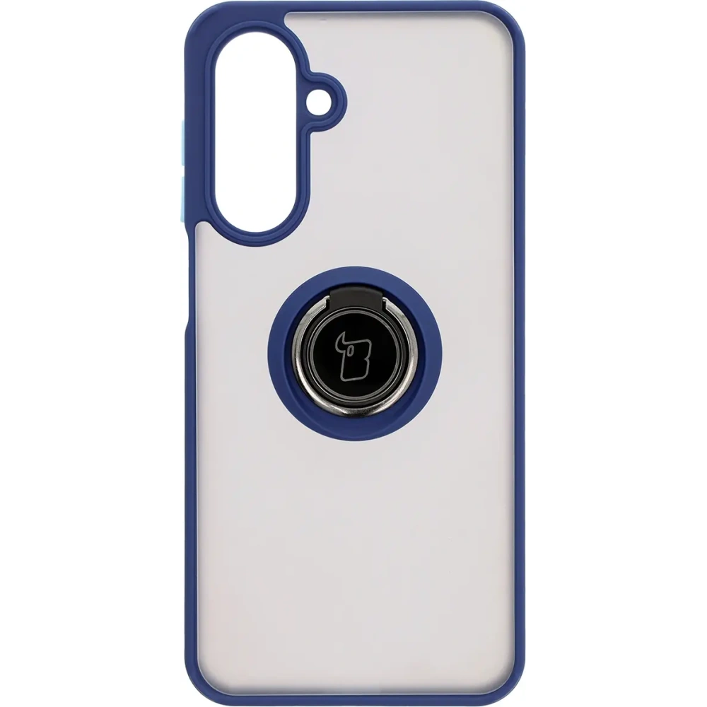 Wholesale Bizon Case Hybrid Ring Samsung Galaxy A26 5G smoky with a navy blue frame - BIZ8083 - {ean13} - Hurt