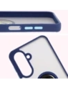 Wholesale Bizon Case Hybrid Ring Samsung Galaxy A26 5G smoky with a navy blue frame - BIZ8083 - {ean13} - Hurt