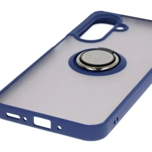 Hurtownia GSM - Bizon Case Hybrid Ring Samsung Galaxy A26 5G fumuriu cu un cadru albastru închis - BIZ8083 - {ean13} - Hurt