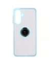 Hurtownia GSM - Bizon Case Hybrid Ring Samsung Galaxy A26 5G fumuriu cu un cadru albastru deschis - BIZ8084 - {ean13} - Hurt